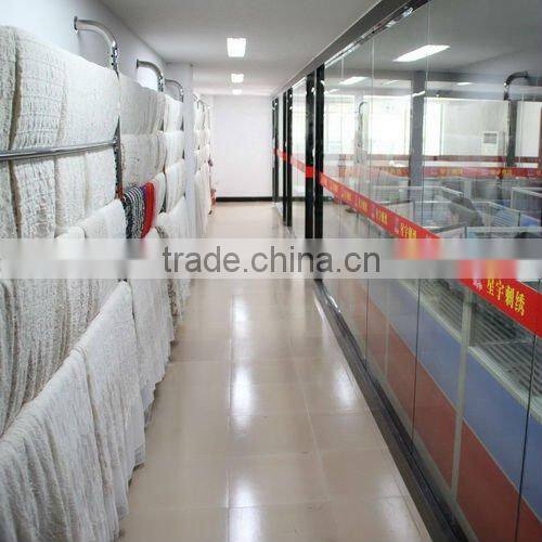 Fashion design cotton embroidery fabric lace