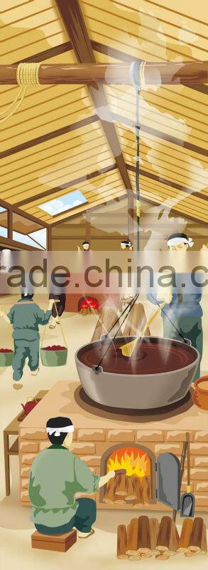 natural drink algae Brown Sugar brick Tea