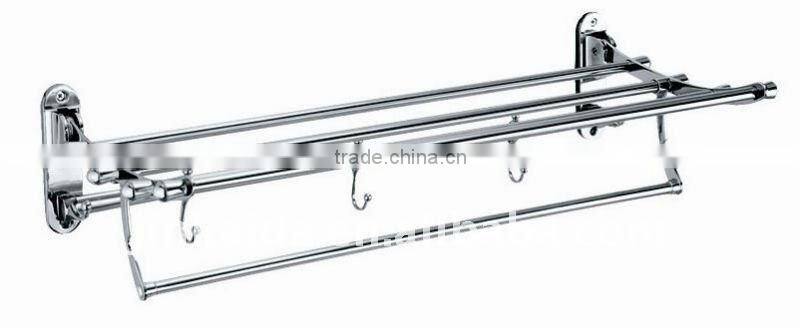 Stainless steel towel rack towel holder towel rail movable bathroom towel rack H-005