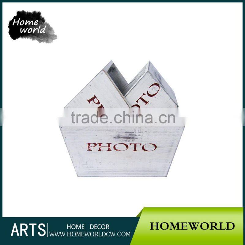 S/3 New Arrival Delicate Terracotta Wood Garden Rectangular Planter Box