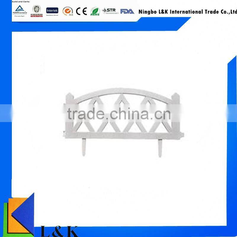 High quality plastic garden fence garden decorative