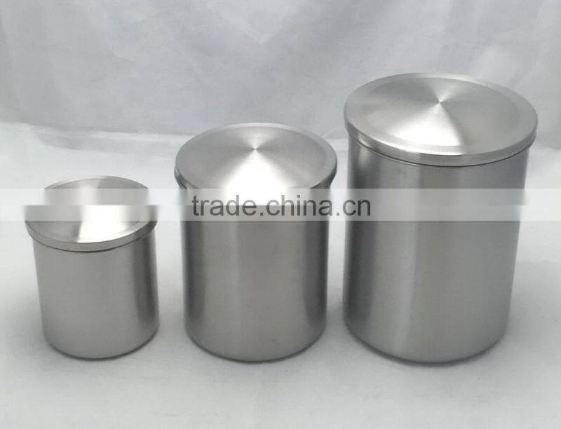 stainless steel Canister 3-in-i canister coffee canister