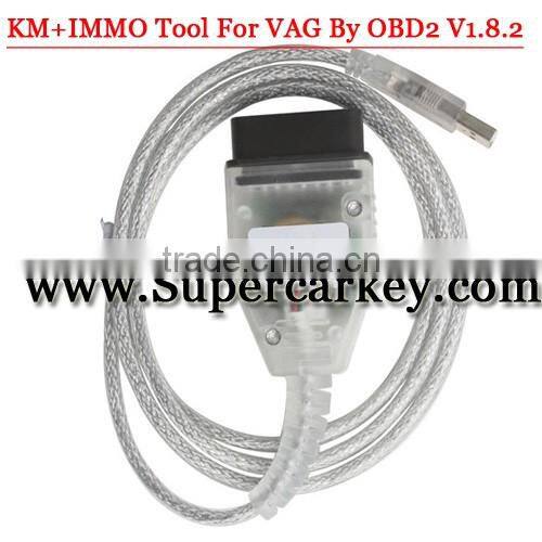 Best price Xhorse KM+IMMO Tool For VAG By OBD2 V1.8.2 Latest Version With Multi languages