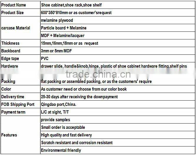 Multifunctional drawer shoe cabinet with 30 pairs shoe storage