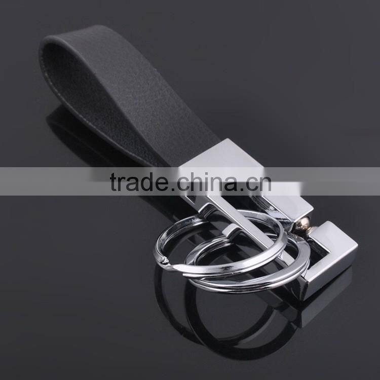 The new high-end men's waist buckle bead elastic buckle business gifts Keychain