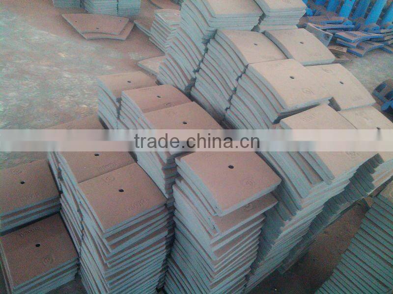 concrete batching plant wear parts