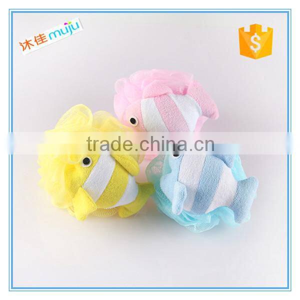 2015 mossy grain eco plastic bath spong bath lily with rope handle wholesale product