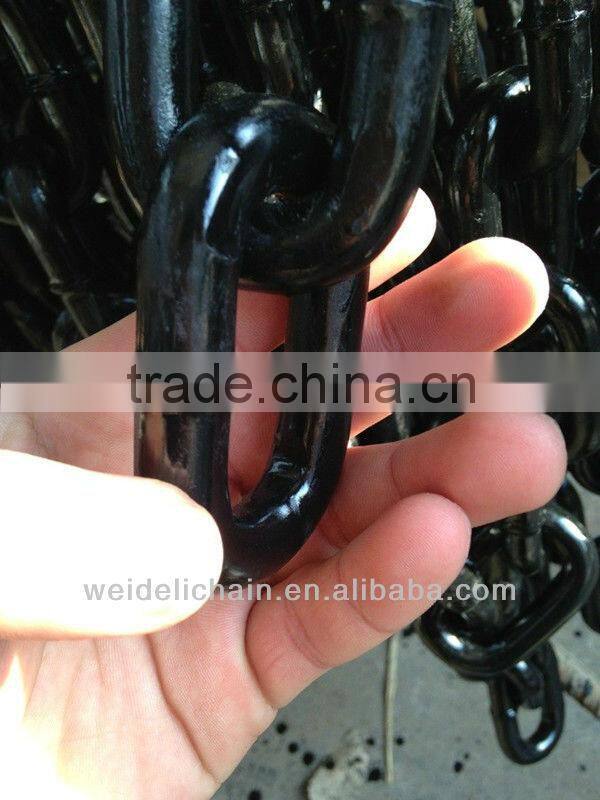 factory direct sale black painted chain link chain