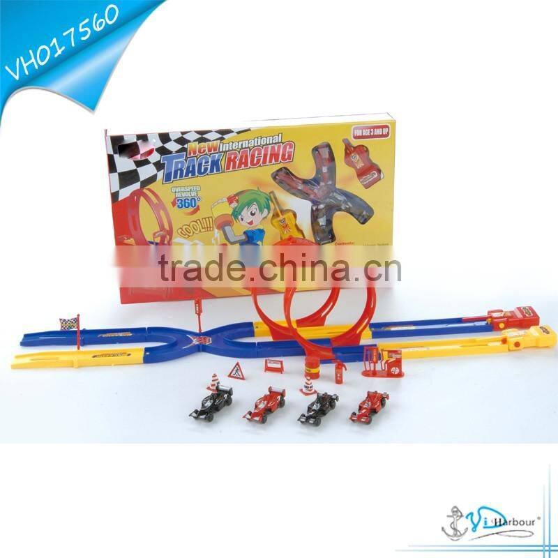 Hot Sellling New Design Plastic Slot Car Track Toys Sets
