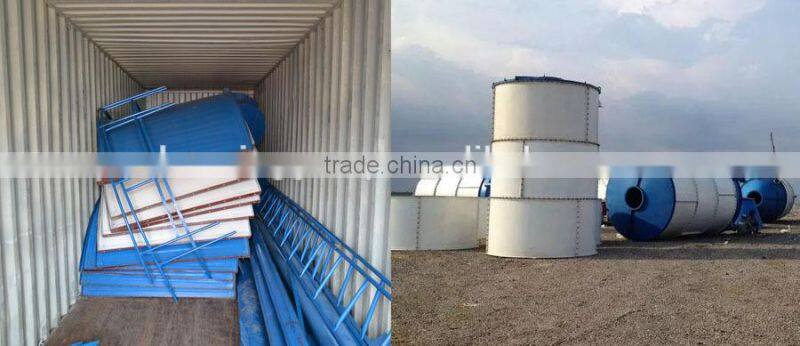 200ton Stainless Steel Cement Silo for Storage Bulk Materials