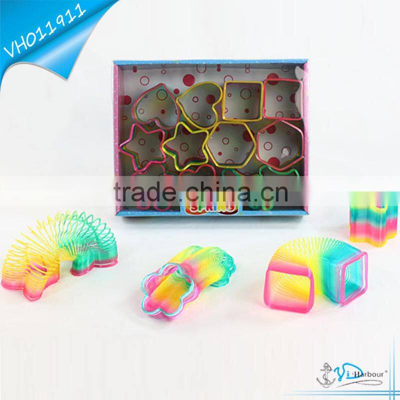 Hallween Toy Decoration Mni Rainbow Spring Toy