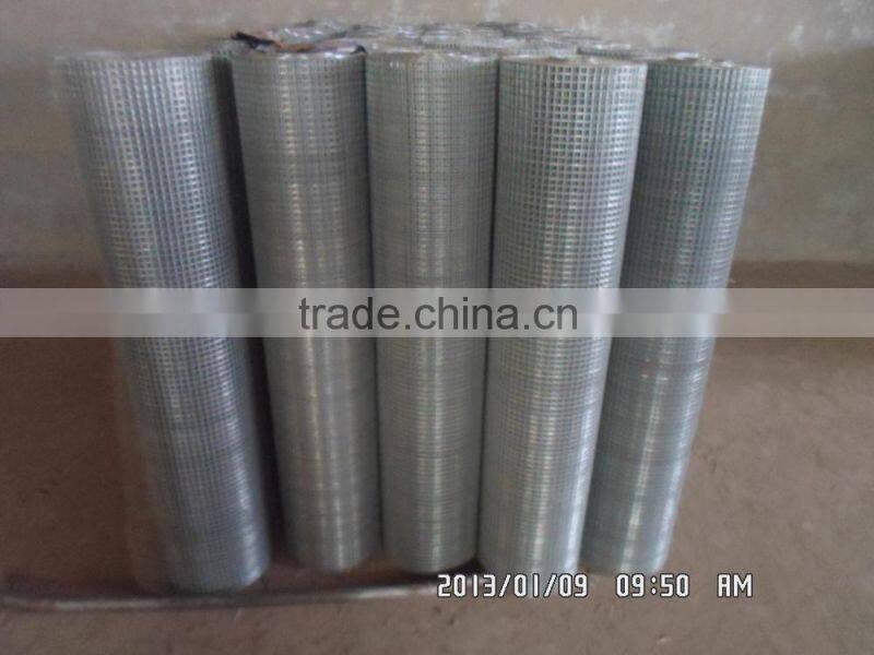 Factory supply high quality hot-dipped galvanized welded wire mesh panels and rolls
