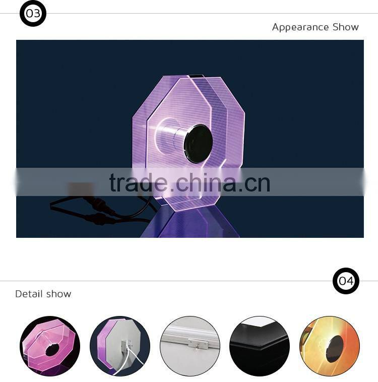 2016 hot modern led crystal chandelier led 3d crystal light