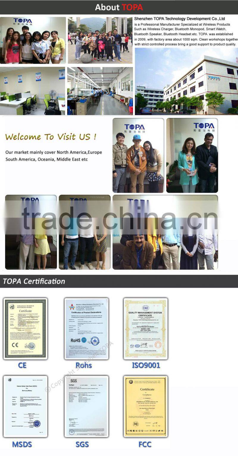 Emergency Charging Station 4000mAh Qi Wireless Charger Power Bank, Portable Wireless Power Bank Charger