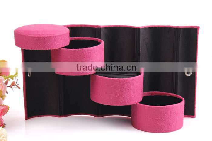 C03 ANPHY Cylinder 4 Drawers Jewelry Finding in Handbag Lady Choice Easy to Carry 6 colors stock Display