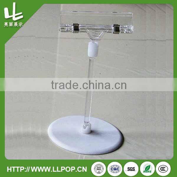 Round base transparent memo clip