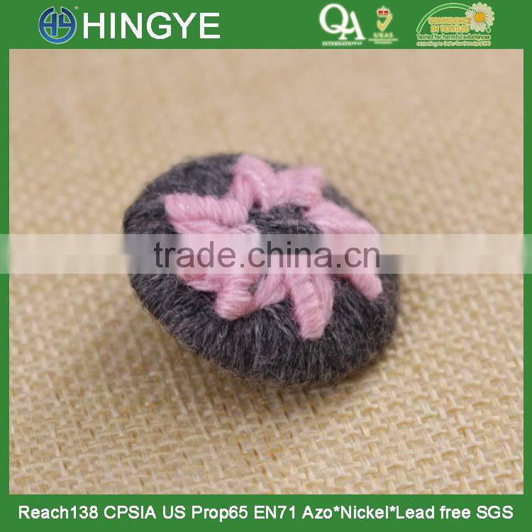 wholesale cotton thread covered button for coat 15780