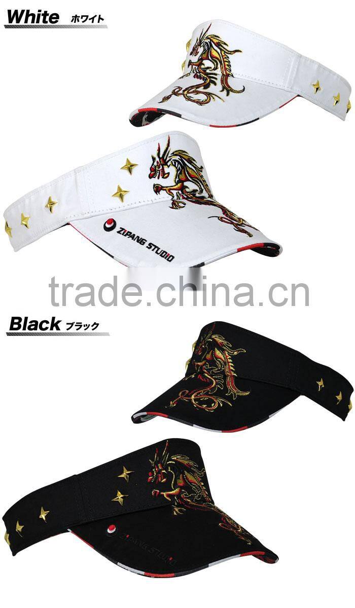 Newest high quality fashion uv protection sun visor cap