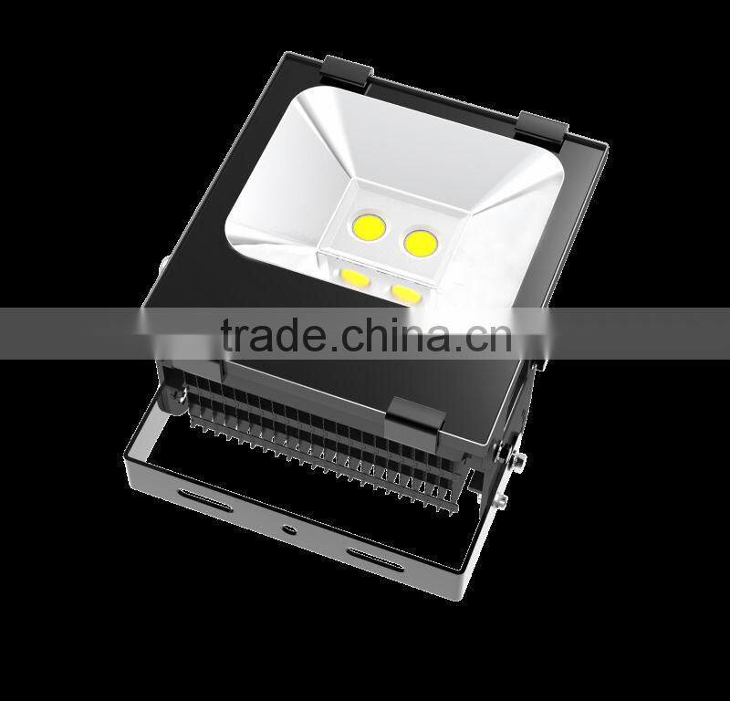 high brigtest!!outdoor lighting Bridgelux led flood light 100w built-in battery