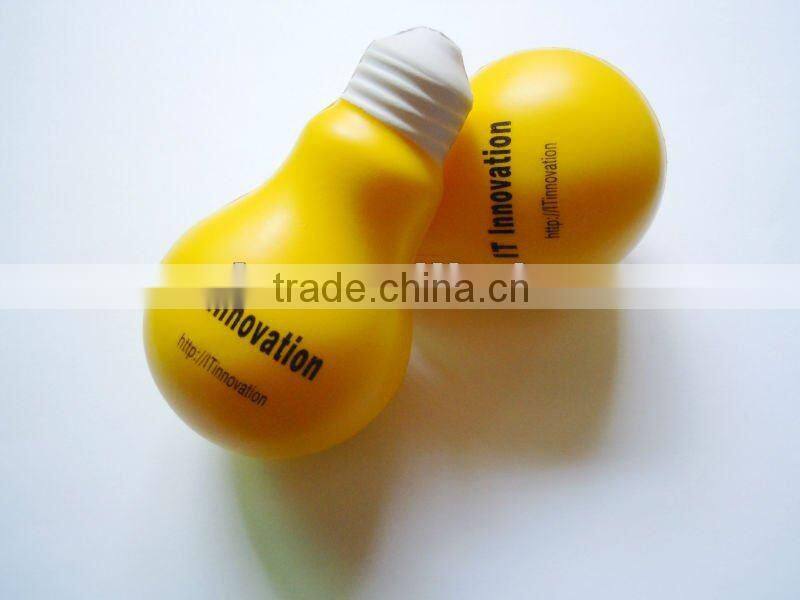 PU foam light bulb stress toy light bulb