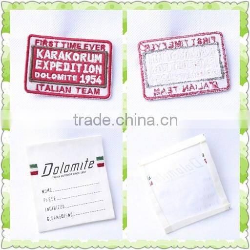 Wholesale custom cotton print garment sewing label