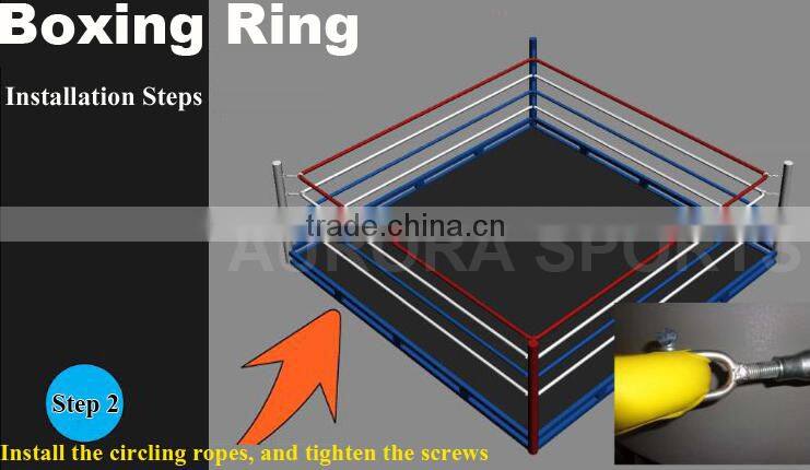 New finished 5x5m mini boxing ring for boxing training