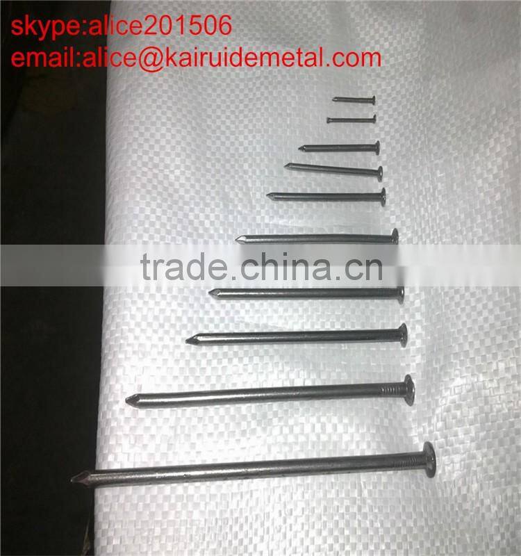 factory high quality common iron wire nail 1"-6"/stainless common iron wire nail