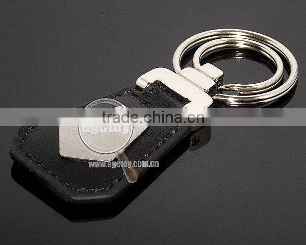 Plain Leather Keychain