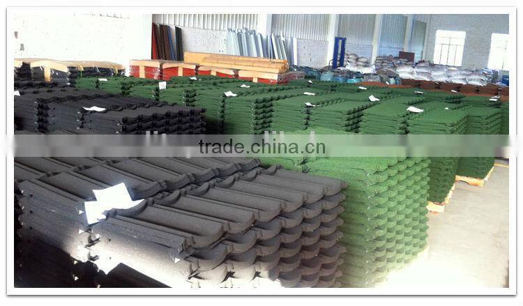 Custom-made Storm Resistant Old Metal Roofing Renovation Material  Stone Coated Steel In Cantonment House Bivouac House Roof