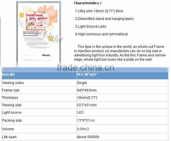 new PF4 Super Slim Light Box