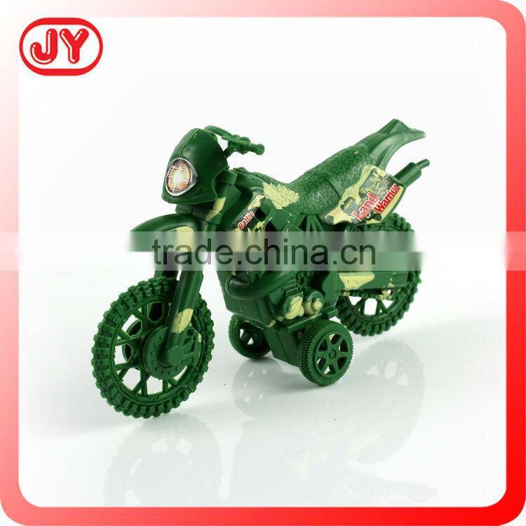 Pull back plastic toy mini motorcycle with EN71