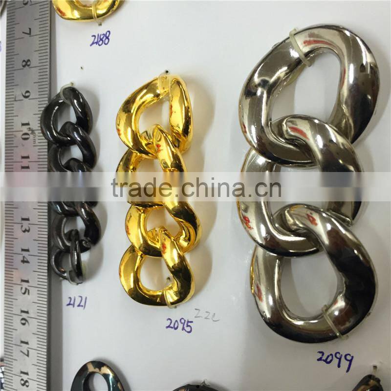 Plastic chain,jewelry accessories,popular bag accessories