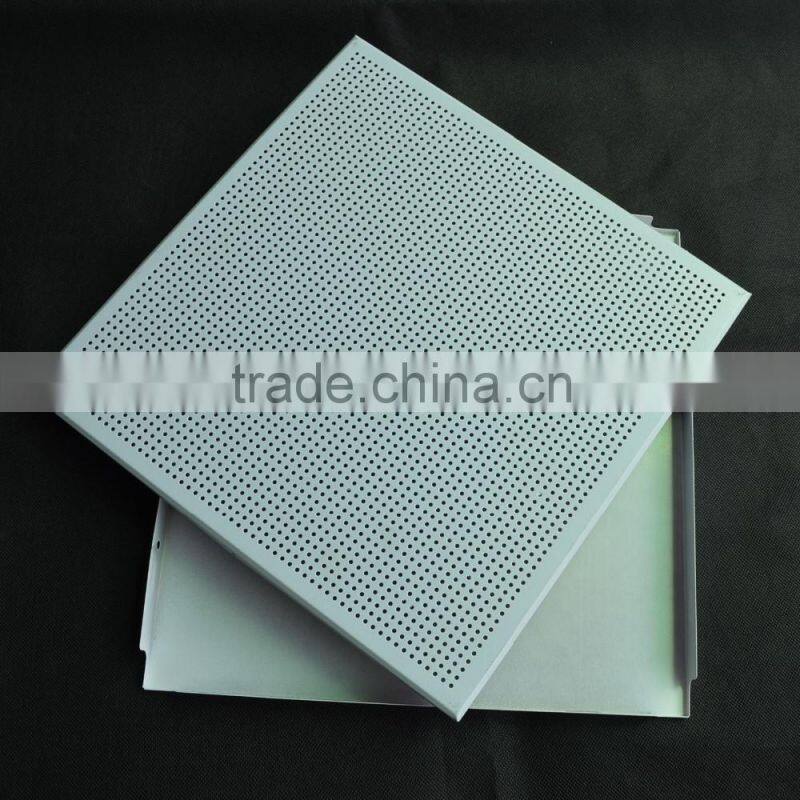 600*600 Hospital acoustic soundproof aluminum ceiling tiles