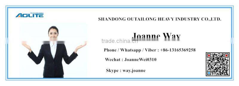 1.0t mini front loading machine