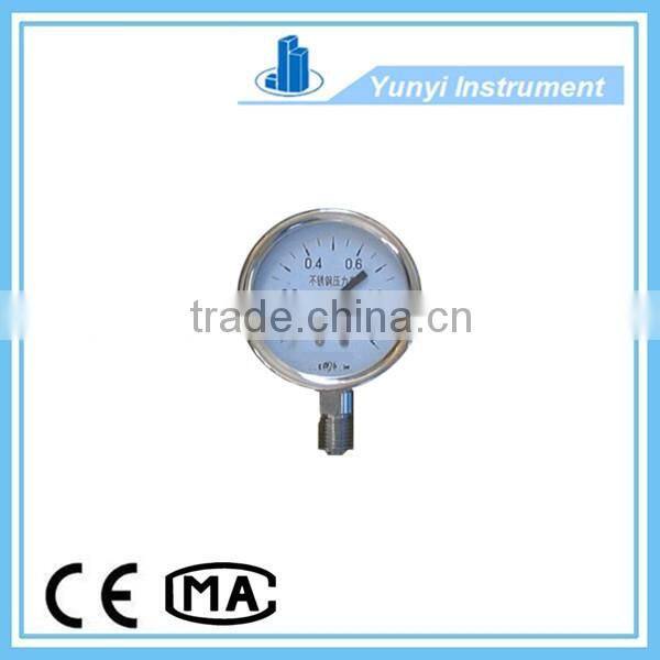 acid-resistance pressure gauge price and manufacturer