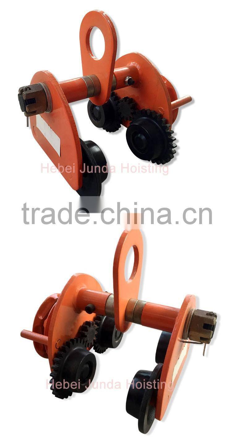 1t GCT series geared trolleys industrial geared trolley