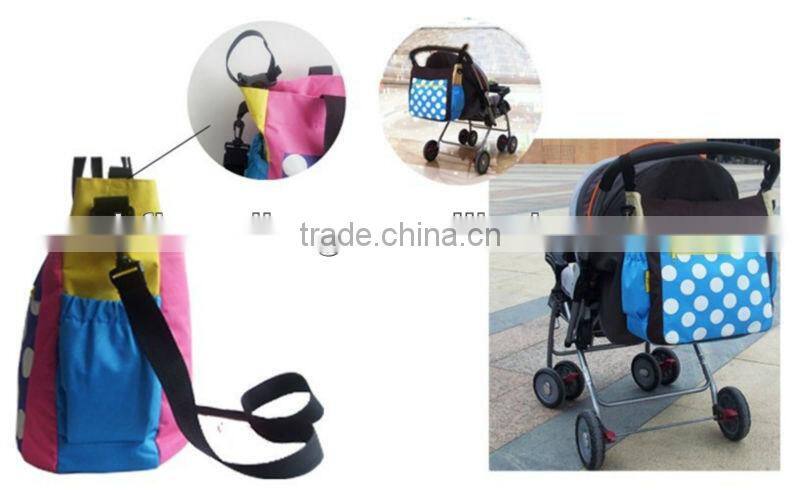 High quality functional polyester diaper bag