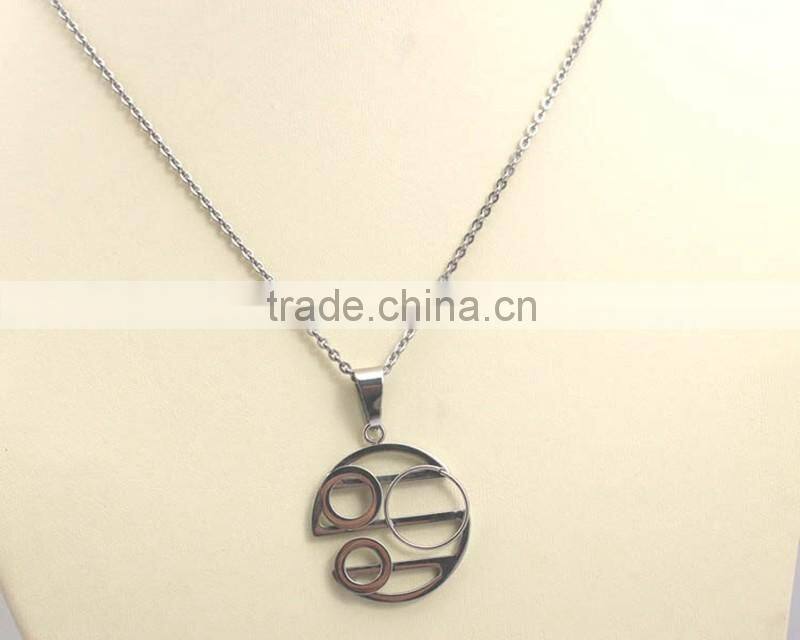 Stainless Steel Fashion Jewelry Best Friends Pendant Necklace