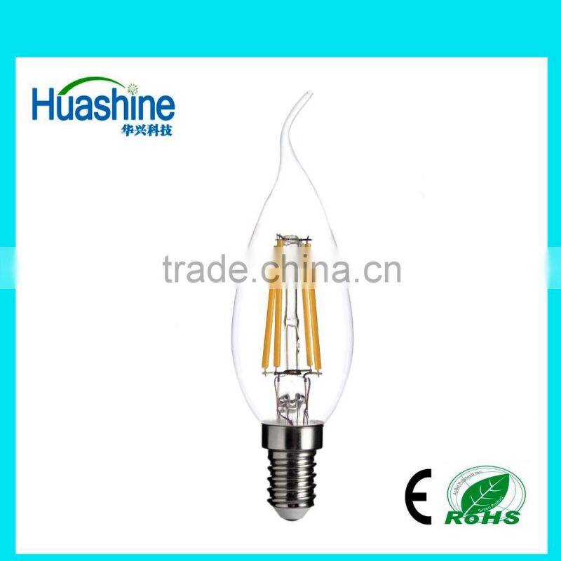 2016 new G45 E27 filament G45-2H 3W led e27 3w dimmable led filament led filament bulb