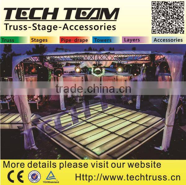 2015 Hot selling product, led stage light ,Successful Case Outdoor Event Acrylic Wedding stage