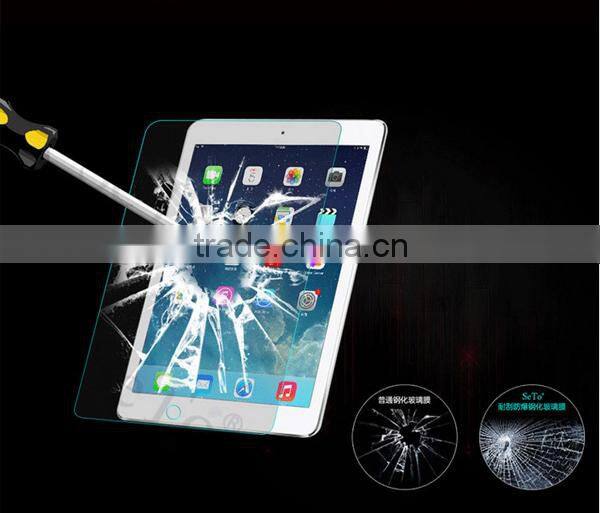 High quality tempered glass anti finger print 2.5D 9H hardness