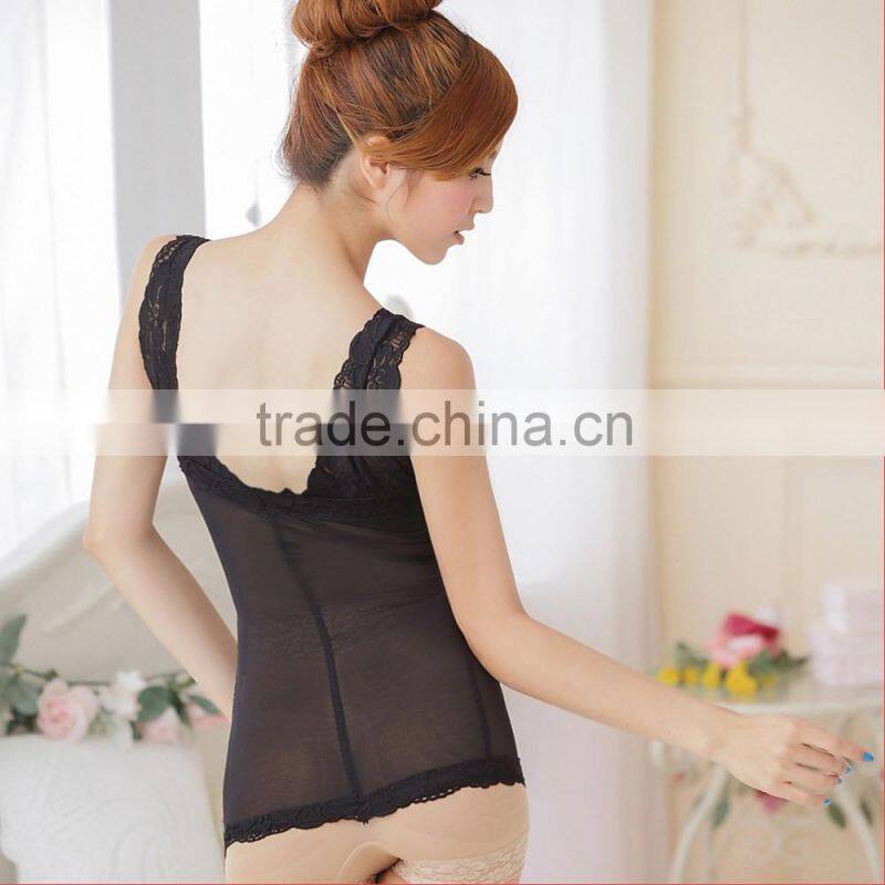 Sexy Lady Women Seethrough Tank Top With Mould Cup