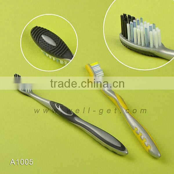 FDA Toothbrush Manufacturer Wholesale Adult ToothbrushWith Tongue Cleaner