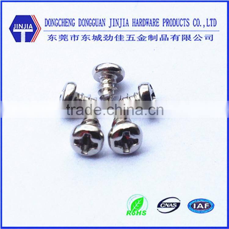 m3*6 carbon steel dispensing white phillips headed screws