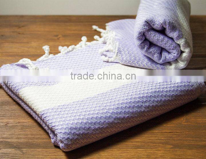 New Arrive Best Selling Sales Jacquard Weave 100% Cotton Hammam Towels Foutas