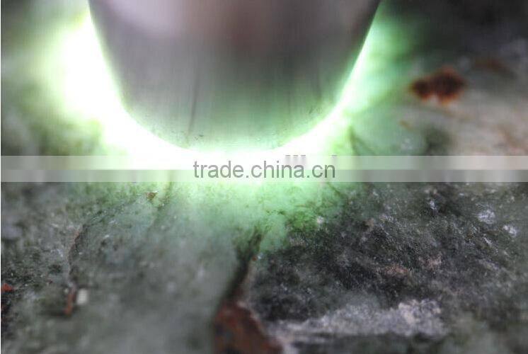 wholesale Stainless Steel Rechargeable Jade Testing Flashlight, chinese flat stone test flashlight