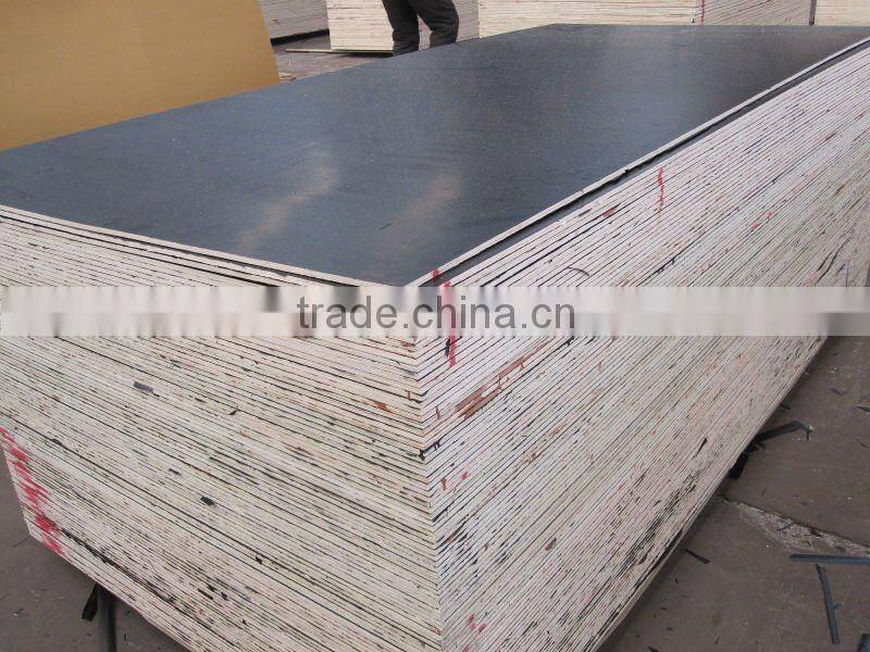 china concrete shuttering black or brown film faced plywood can be used four times at least