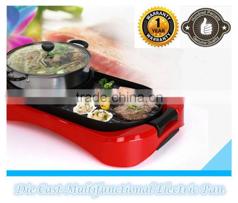 2015 New Arrival High efficiency Electric Teppanyaki with Steamboat