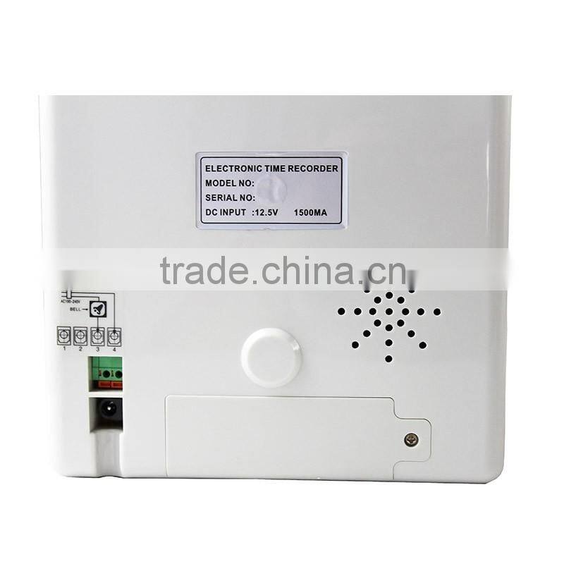 punch time card attendance machine