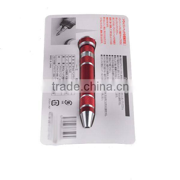 screwdriver pen 9 Head screwdriver set pen shape